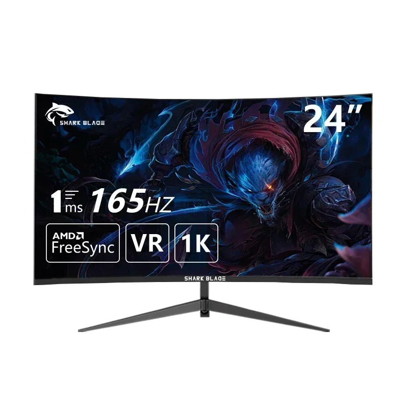 144Hz Curved Gaming Monitor, 24-inch HDMI