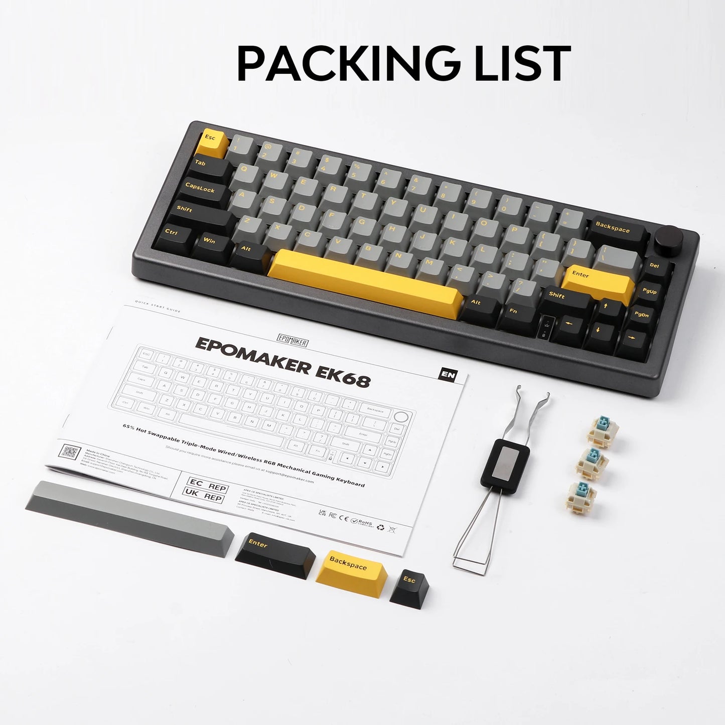 EPOMAKER EK68 Mechanical Keyboard