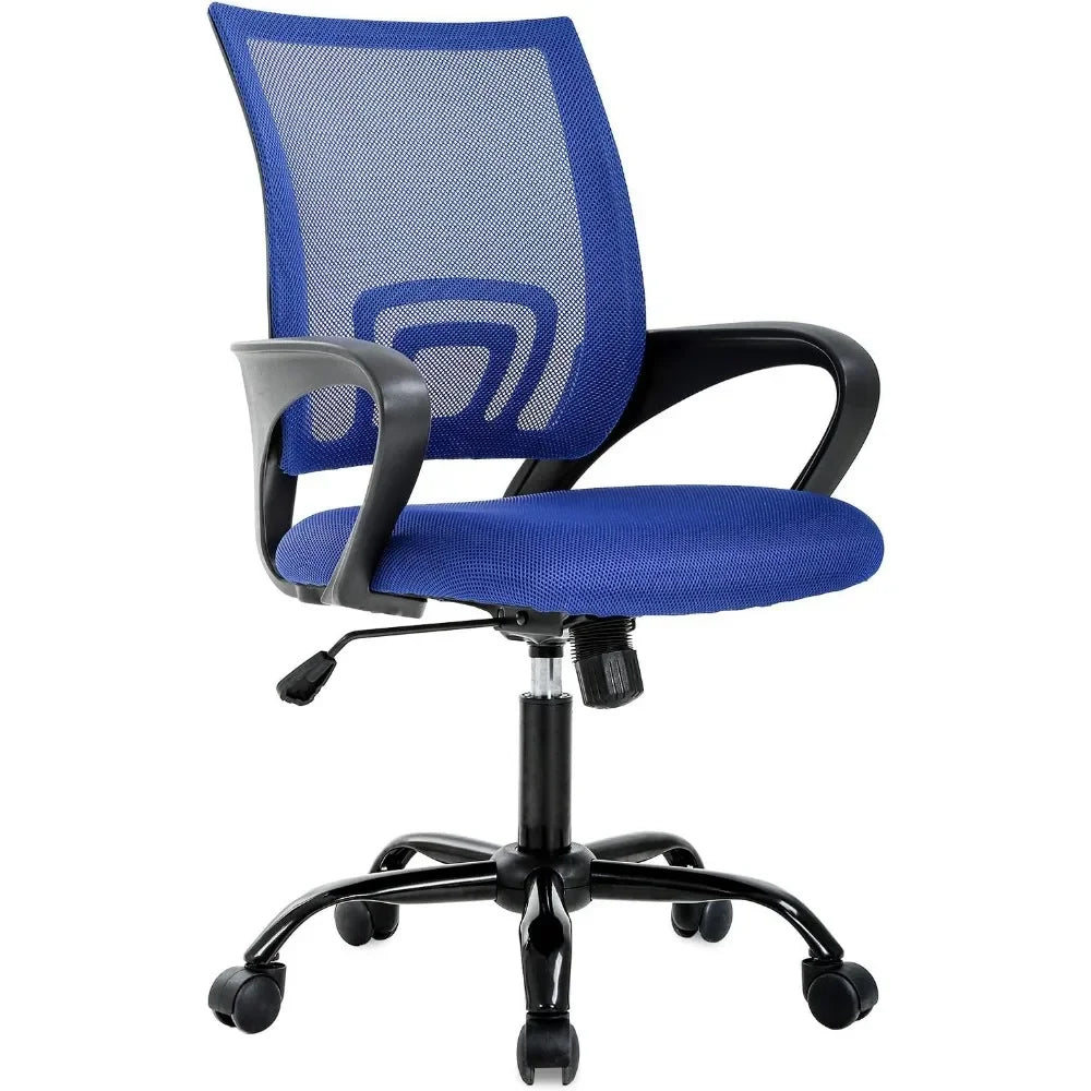 Office Chair Ergonomic Cheap Desk Chair Mesh Computer Chair Lumbar Support Modern Executive Adjustable Stool Rolling