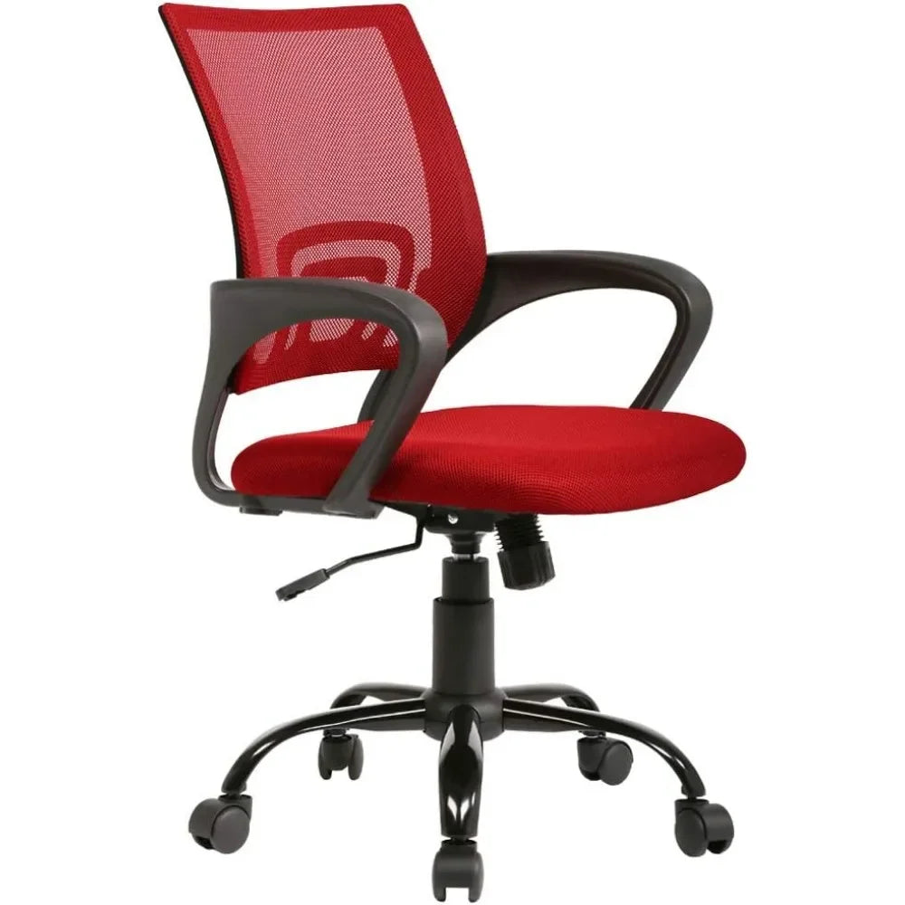 Office Chair Ergonomic Cheap Desk Chair Mesh Computer Chair Lumbar Support Modern Executive Adjustable Stool Rolling