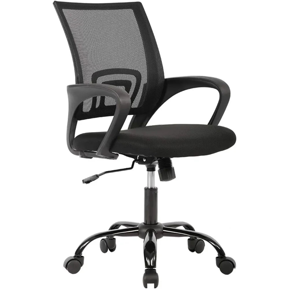 Office Chair Ergonomic Cheap Desk Chair Mesh Computer Chair Lumbar Support Modern Executive Adjustable Stool Rolling